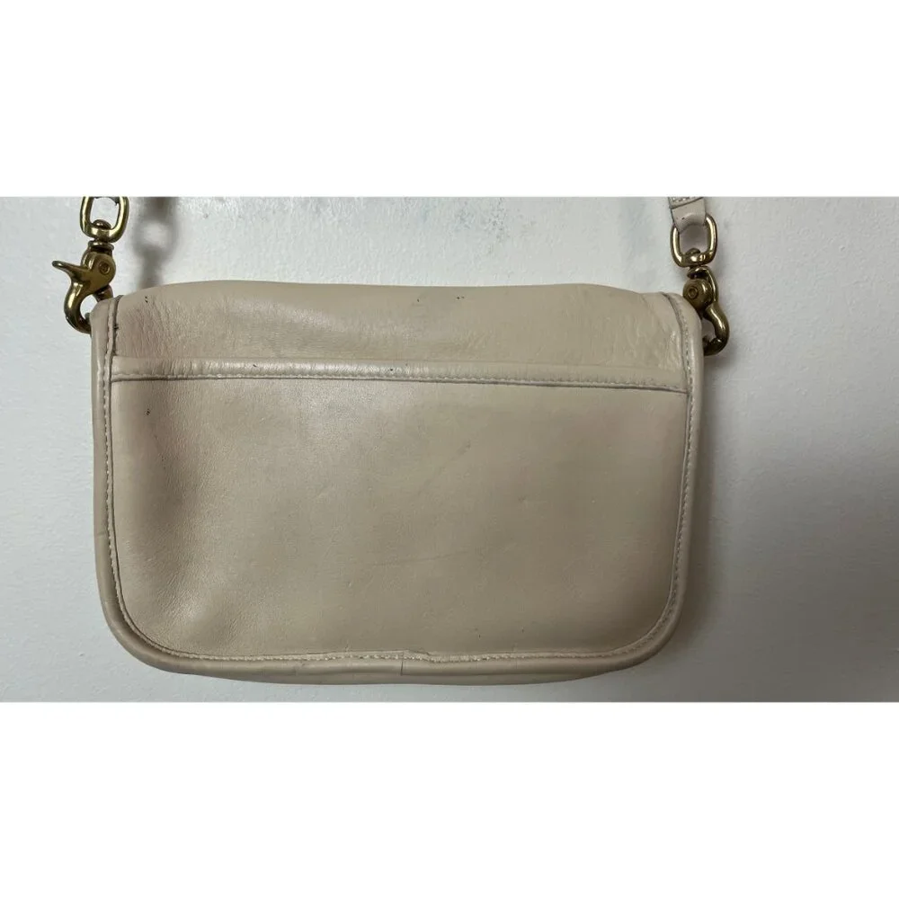 VINTAGE COACH TURNLOCK FLAP CROSSBODY BAG - Picture 5 of 9